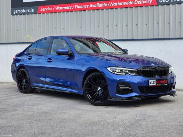 BMW 3-Series 2021 M- SPORT Portimao Blue Metallic - rear view